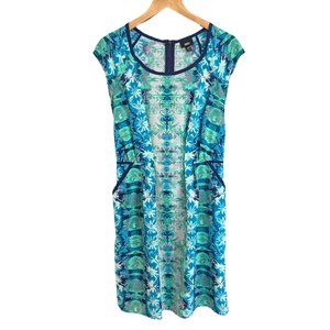 Mossimo Sleeveless Dress in Shades of Green and Blue Size Small S/P
